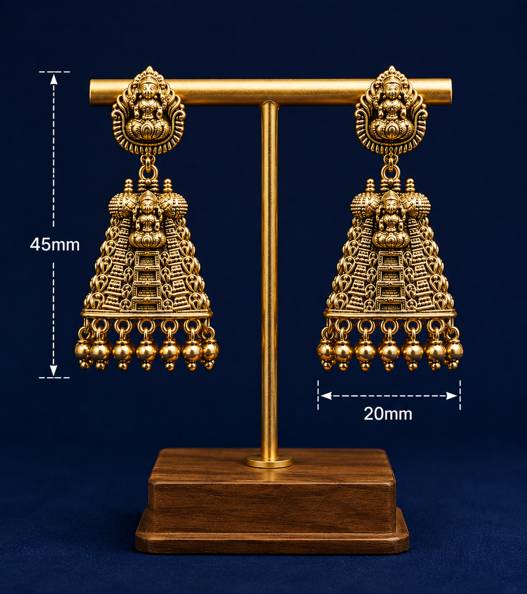 Temple style Jhumka