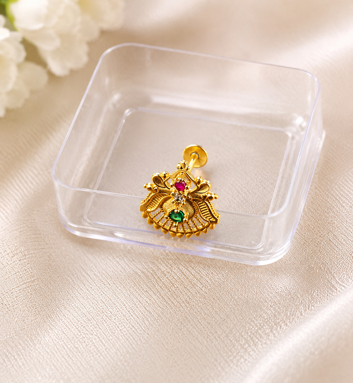 Premium Gold-plated Brass Stud earrings for Women and Girls