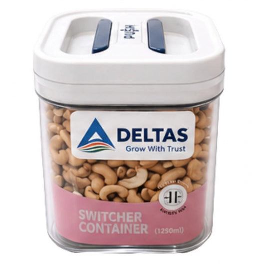 Generic Pack of 1 Switchers Airtight Storage Container Set 1250 ML (White)